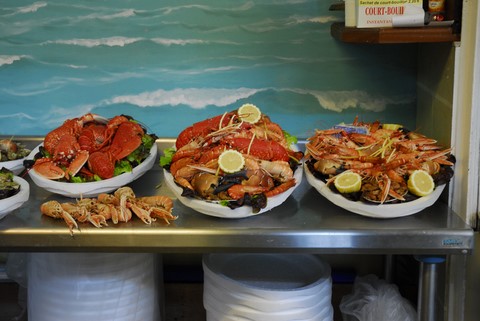 vente de poissons et produits de la mer